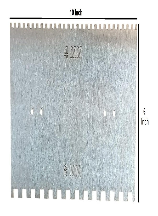 MD Style مجرفة معدنية ذات شق على طراز MD لتثبيت البلاط والجرانيت والرخام 4-8 مم (6 × 10 بوصة) - Image 2